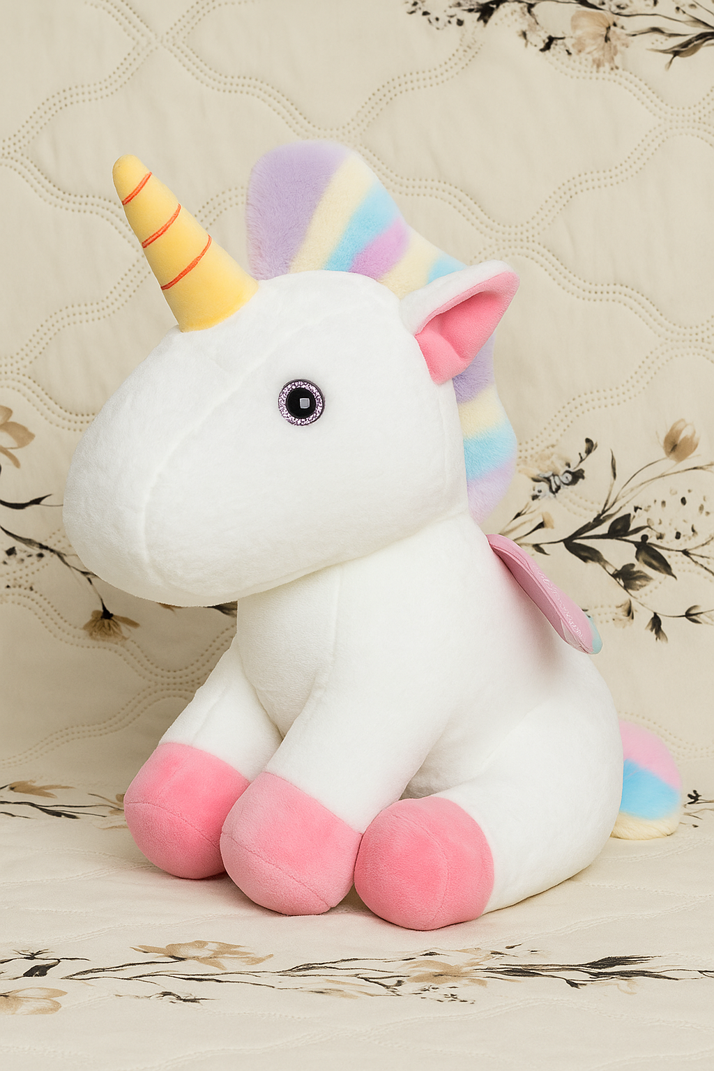 Rainbow Unicorn Plush Toy (PINK)🦄 | Super Soft Cuddly Friend
