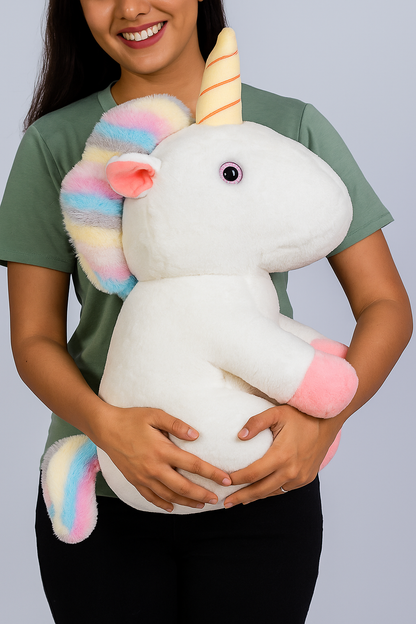 Rainbow Unicorn Plush Toy (PINK)🦄 | Super Soft Cuddly Friend